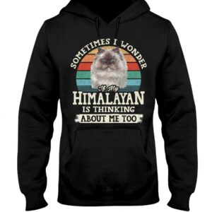 Cat Shirt - Sometimes I Wonder If My Himalayan Is Thinking About Me Too