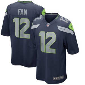 12s Seattle Seahawks Game Jersey - College Navy Nfl