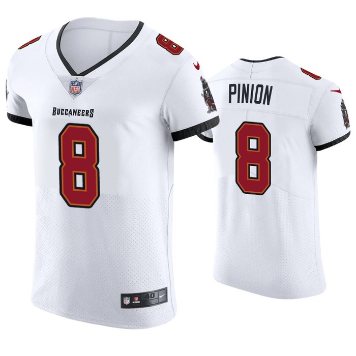 2020 Mens Tampa Bay Buccaneers Bradley Pinion Vapor Elite Jersey White