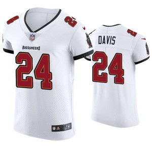 2020 Mens Tampa Bay Buccaneers Carlton Davis Vapor Elite Jersey White