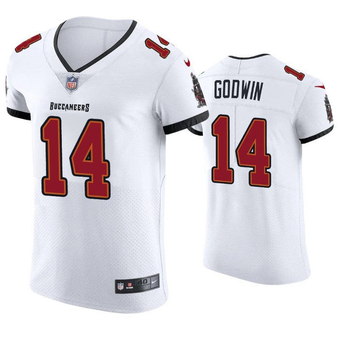 2020 Mens Tampa Bay Buccaneers Chris Godwin Vapor Elite Jersey White