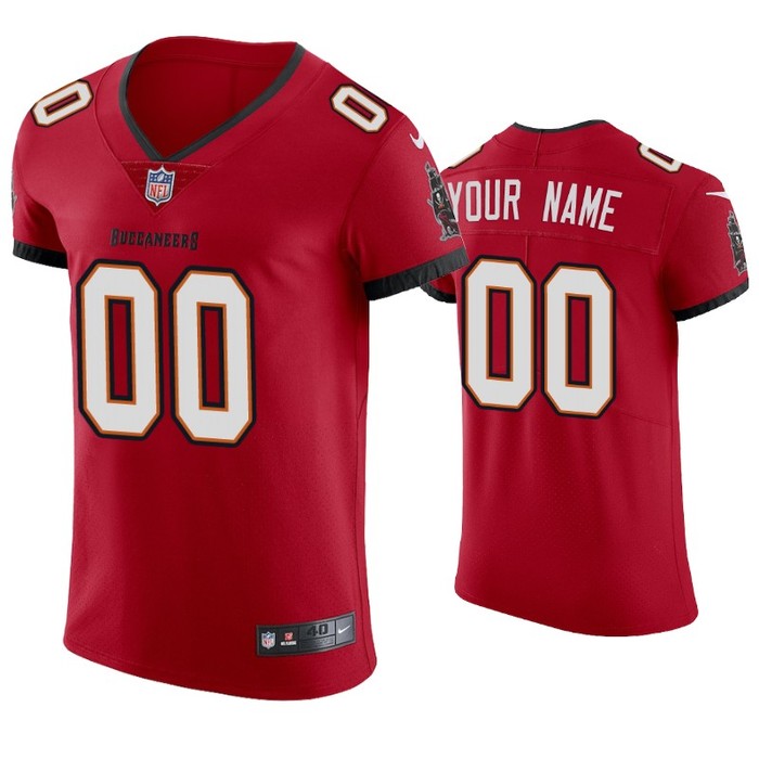 2020 Mens Tampa Bay Buccaneers Custom Vapor Elite Jersey Red