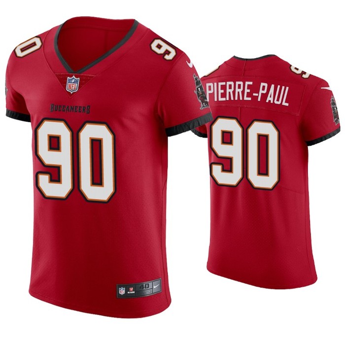 2020 Mens Tampa Bay Buccaneers Jason Pierre-paul Vapor Elite Jersey Red