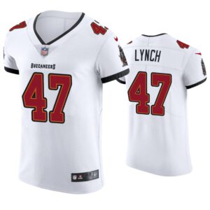 2020 Mens Tampa Bay Buccaneers John Lynch Vapor Elite Jersey White - Cocomos