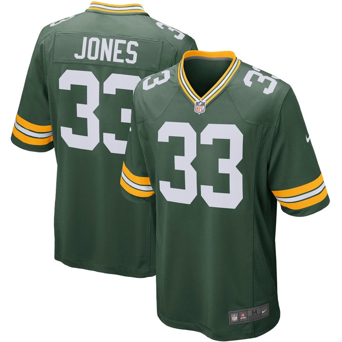 Aaron Jones Green Bay Packers Player Game Jersey - Green Nfl