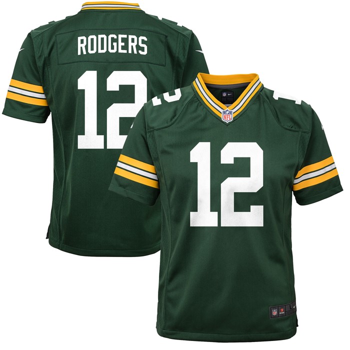 Aaron Rodgers Green Bay Packers Game Jersey - Green Nfl