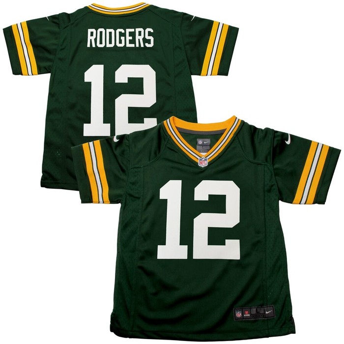 Aaron Rodgers Green Bay Packers Nike Preschool Game Jersey - Green