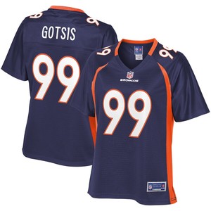 Adam Gotsis Denver Broncos Nfl Pro Line Womens Alternate Player Jersey - Navy