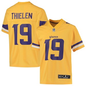 Adam Thielen Minnesota Vikings Inverted Team Game Jersey - Gold Nfl