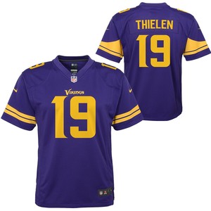 Adam Thielen Minnesota Vikings Nike Youth Color Rush Alternate Player Game Jersey - Purple