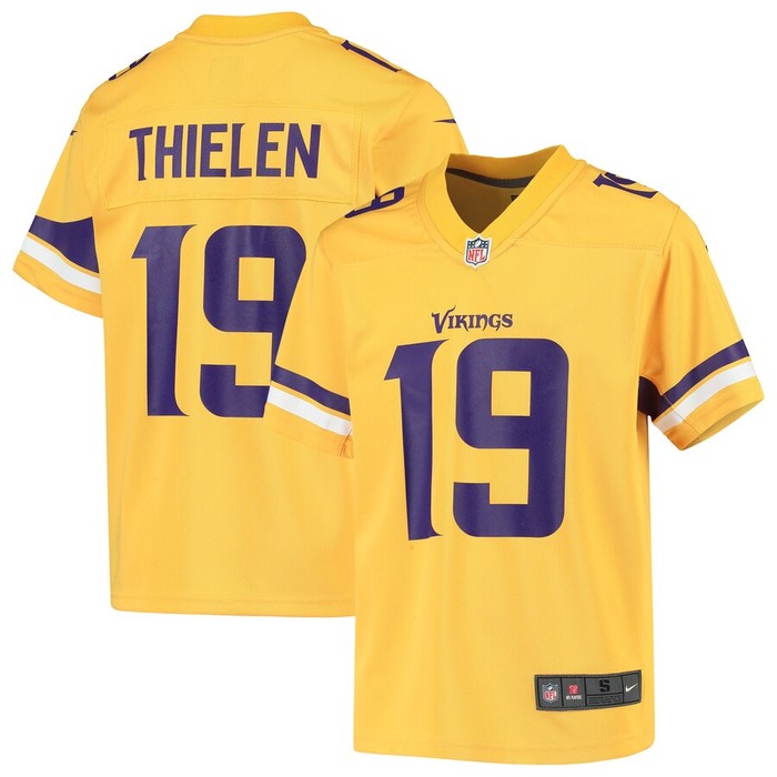 Adam Thielen Minnesota Vikings Nike Youth Inverted Game Jersey - Gold