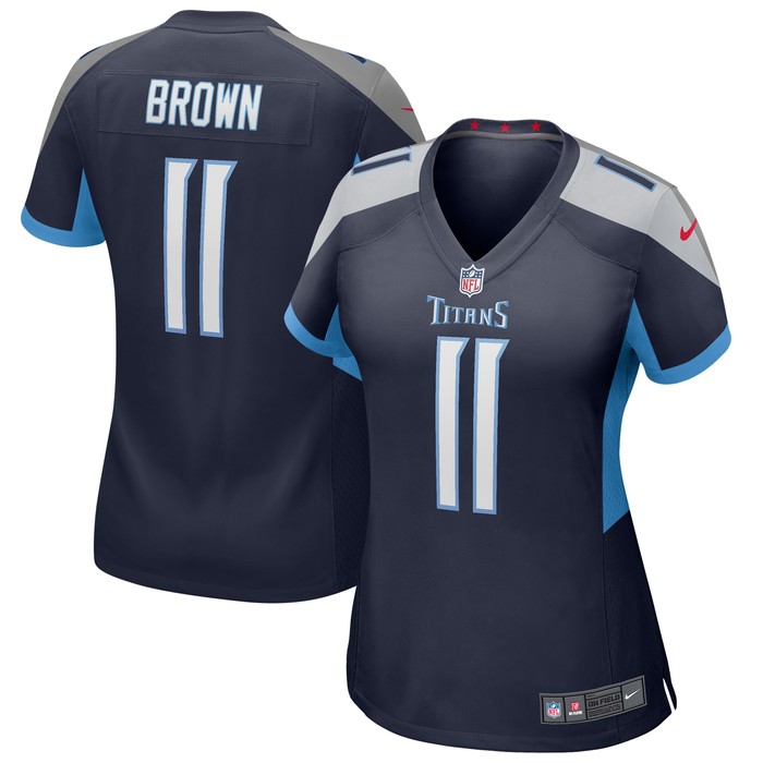 Aj Brown Tennessee Titans Womens Game Jersey - Navy Nfl