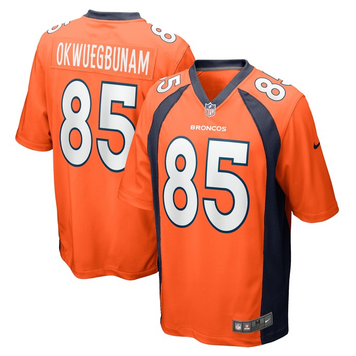 Albert Okwuegbunam Denver Broncos Game Jersey - Orange Nfl