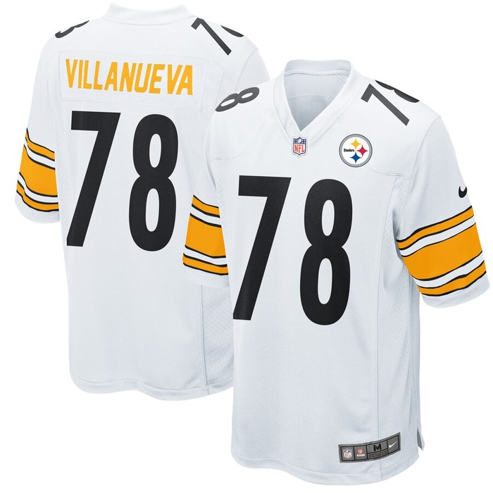 Alejandro Villanueva Pittsburgh Steelers Nike Game Jersey - White - Cocomos