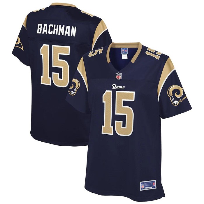 Alex Bachman Los Angeles Rams Nfl Pro Line Womens Team Player Jersey - Navy