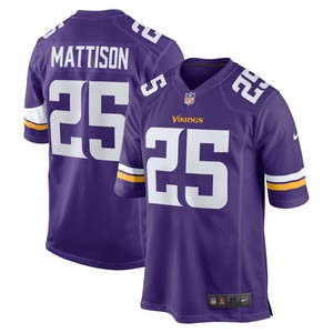 Alexander Mattison Minnesota Vikings Game Jersey - Purple Nfl