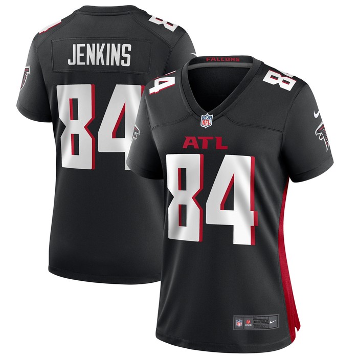 Alfred Jenkins Atlanta Falcons Womens Game Retired Player Jersey - Black Nfl