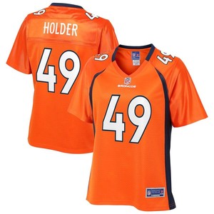 Alijah Holder Denver Broncos Nfl Pro Line Womens Team Player Jersey - Orange