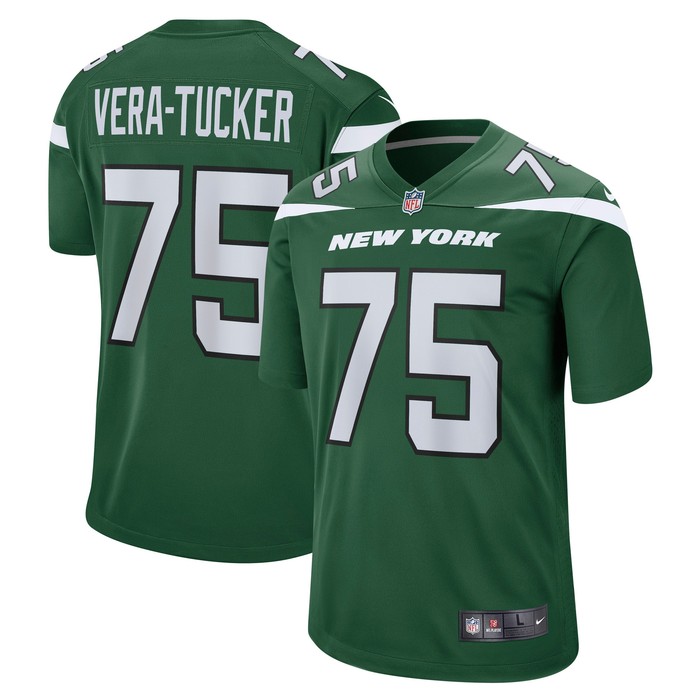 Alijah Vera-tucker New York Jets Game Player Jersey - Gotham Green Nfl