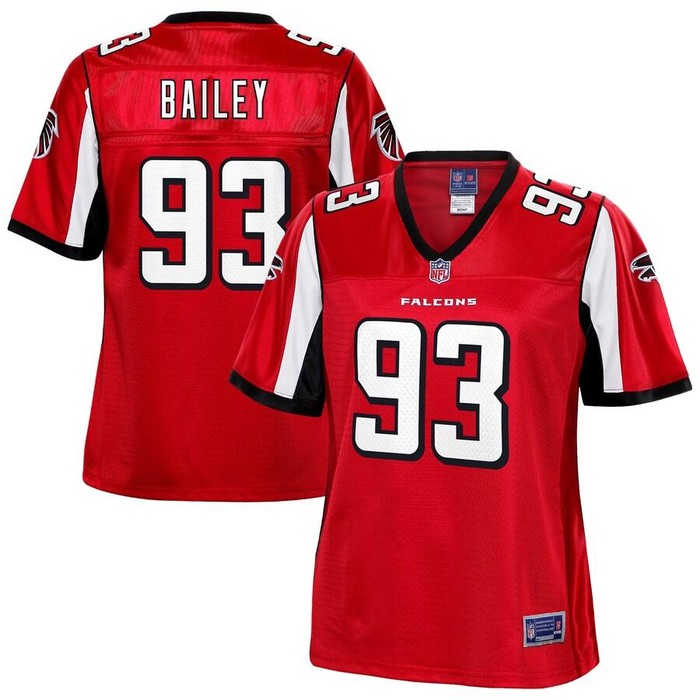 Allen Bailey Atlanta Falcons Nfl Pro Line Womens Player Jersey - Red