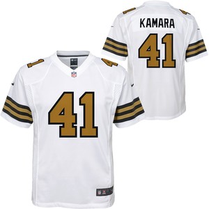 Alvin Kamara New Orleans Saints Color Rush Player Game Jersey - White Nfl