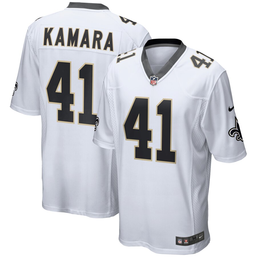 Alvin Kamara New Orleans Saints Nike Game Jersey - White - Cocomos