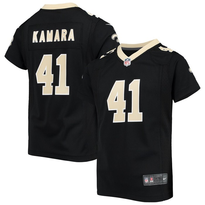 Alvin Kamara New Orleans Saints Nike Girls Youth Game Jersey - Black