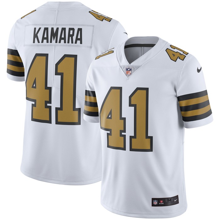 Alvin Kamara New Orleans Saints Vapor Untouchable Color Rush Limited Player Jersey - White Nfl