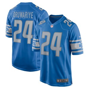 Amani Oruwariye Detroit Lions Game Jersey - Blue Nfl