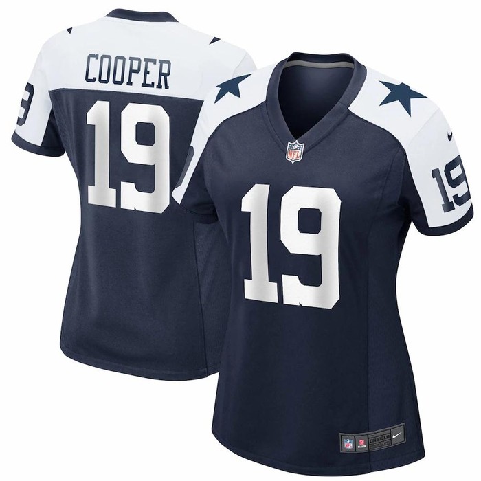 Amari Cooper Dallas Cowboys Nike Womens Throwback Game Jersey - Navy