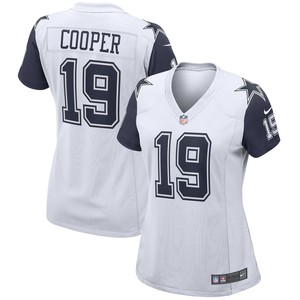 Amari Cooper Dallas Cowboys Womens Alternate Game Jersey - White Nfl