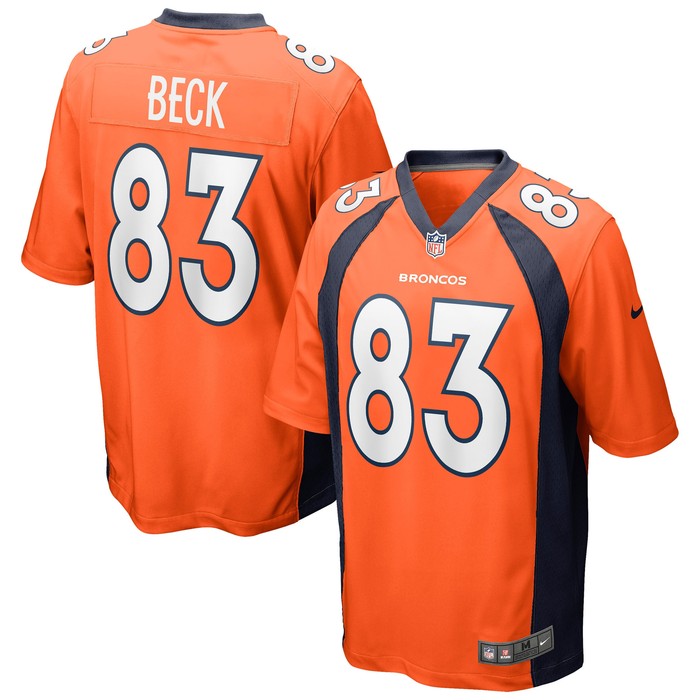 Andrew Beck Denver Broncos Game Jersey - Orange Nfl