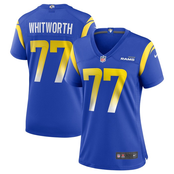 Andrew Whitworth Los Angeles Rams Womens Game Jersey - Royal Nfl