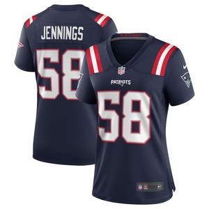 Anfernee Jennings New England Patriots Womens Team Game Jersey - Navy Nfl