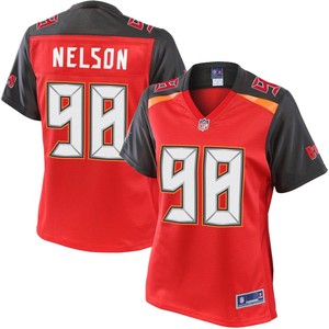 Anthony Nelson Tampa Bay Buccaneers Nfl Pro Line Womens Team Player Jersey - Red