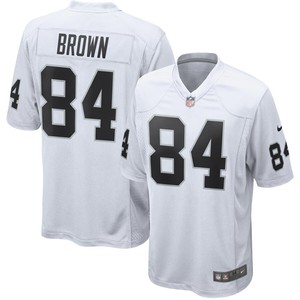 Antonio Brown Las Vegas Raiders Nike Game Jersey - White