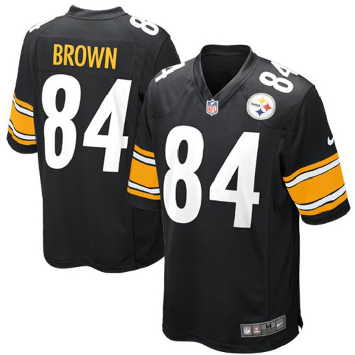 Antonio Brown Pittsburgh Steelers Nike Game Jersey - Black - Cocomos