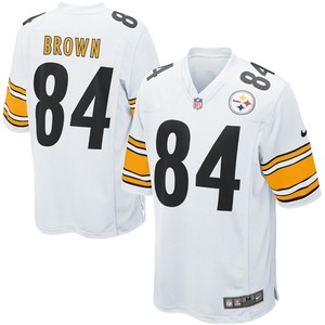 Antonio Brown Pittsburgh Steelers Nike Game Jersey - White