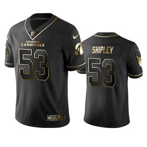 Arizona Cardinals A. Q. Shipley Black 2019 Vapor Limited Golden Edition Jersey