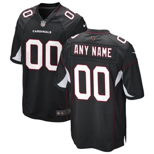 Arizona Cardinals Alternate Custom Game Jersey Black Custom Jerseys Nfl