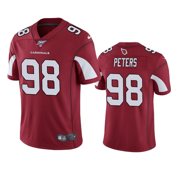 Arizona Cardinals Corey Peters Cardinal 100th Season Vapor Limited Jersey