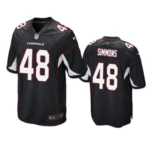 Arizona Cardinals Isaiah Simmons Black 2020 Nfl Draft Alternate Game Jersey