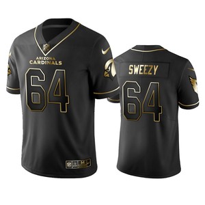 Arizona Cardinals J.r. Sweezy Black 2019 Vapor Limited Golden Edition Jersey