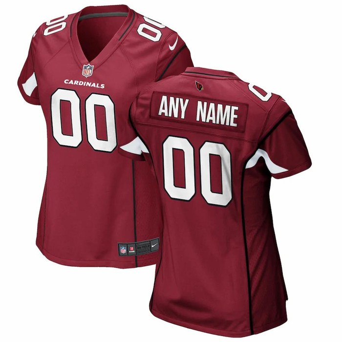 Arizona Cardinals Nike Womens Custom Game Jersey - Cardinal