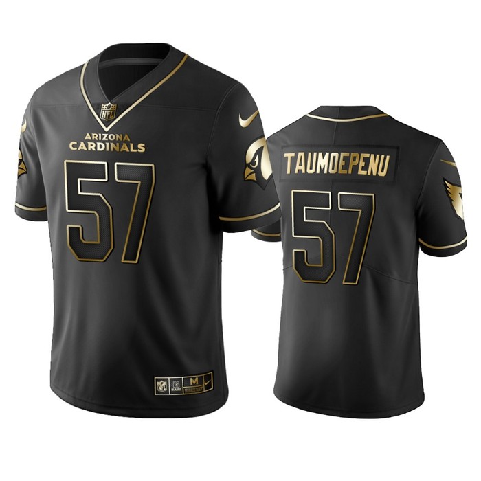 Arizona Cardinals Pita Taumoepenu Black 2019 Vapor Limited Golden Edition Jersey