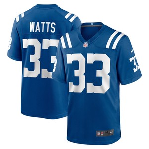 Armani Watts Indianapolis Colts Player Game Jersey - Royal Nfl