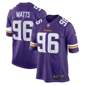 Armon Watts Minnesota Vikings Game Jersey - Purple Nfl