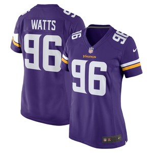 Armon Watts Minnesota Vikings Womens Game Jersey - Purple Nfl