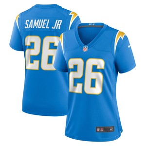 Asante Samuel Jr. Los Angeles Chargers Womens Game Player Jersey - Powder Blue Nfl