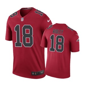 Atlanta Falcons #18 Calvin Ridley Nike Color Rush Red Jersey